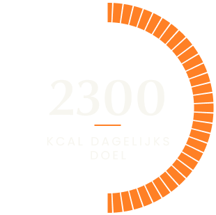 2300 kcal dagelijks doel